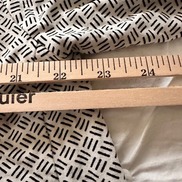 J. Jill Wearever Collection Womens Black & White 3/4 Sleeve Boat Neck Top XL - Picture 6 of 10